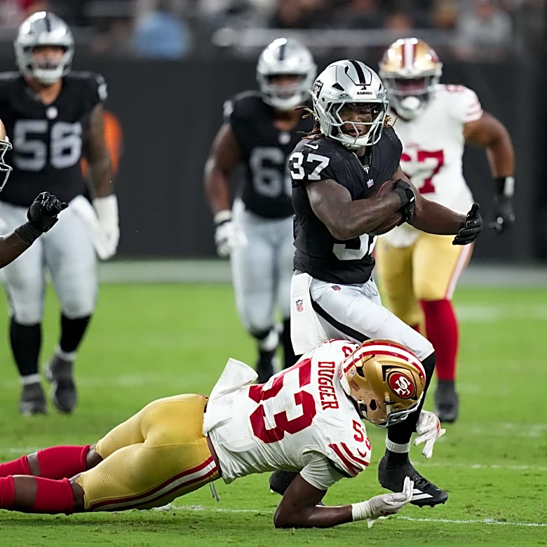 Raiders call up 2 including help at RB with Ashton Jeanty injury