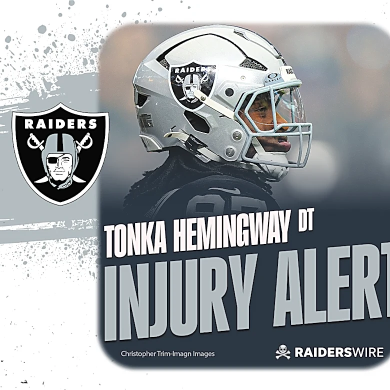 Raiders DT Tonka Hemingway leaves Week 5 vs Patriots with injury