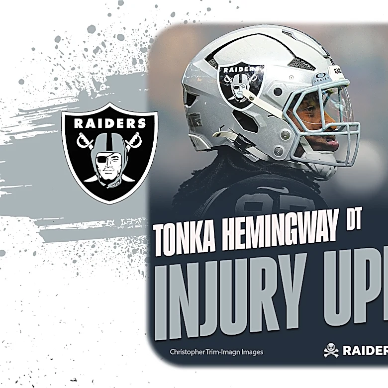 Raiders DL Tonka Hemingway in concussion protocol Week 6
