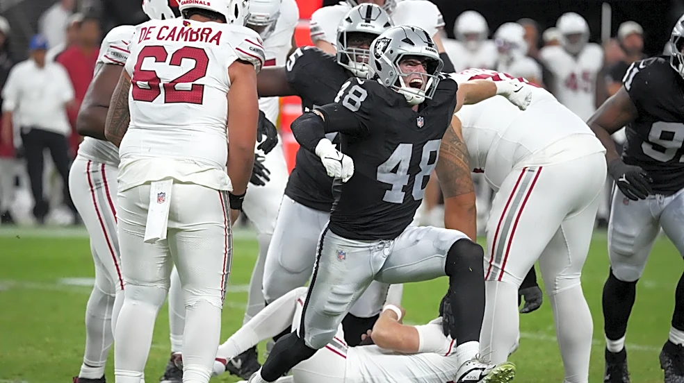 Raiders elevate intriguing rookie edge rusher Week 6 vs Bills