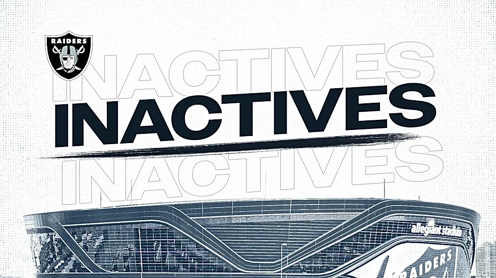 Raiders Week 6 inactives vs Bills