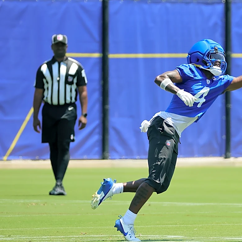 Matthew Stafford talks Rams' WR3 spot, names camp standouts