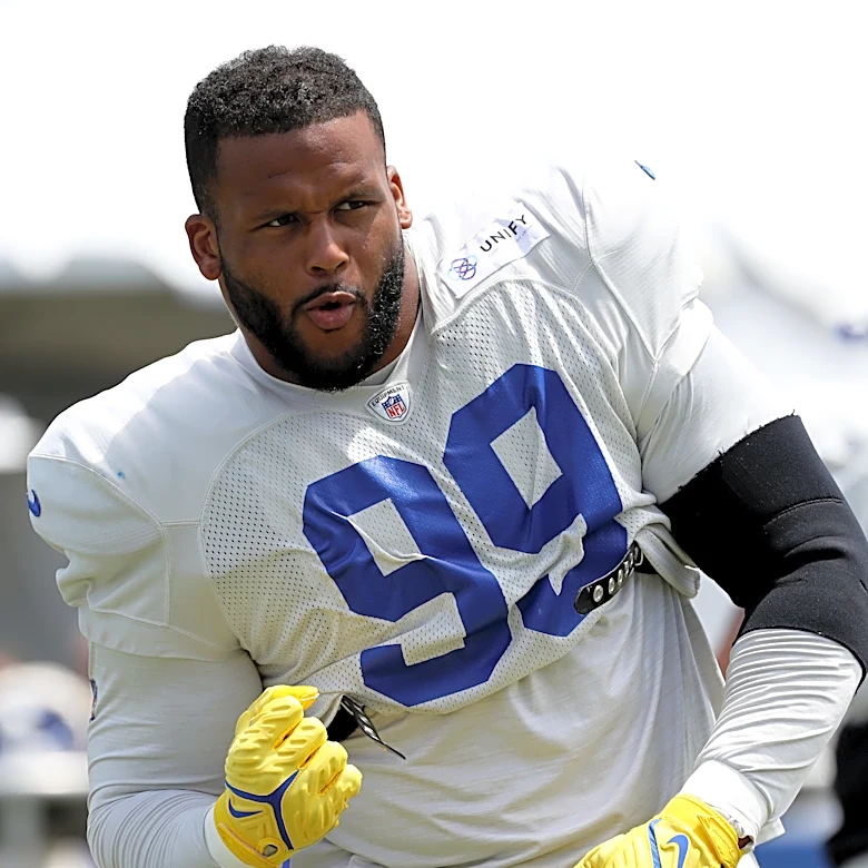 Aaron Donald flew his speed trainer out to LA from Pittsburgh
