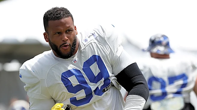 Aaron Donald flew his speed trainer out to LA from Pittsburgh