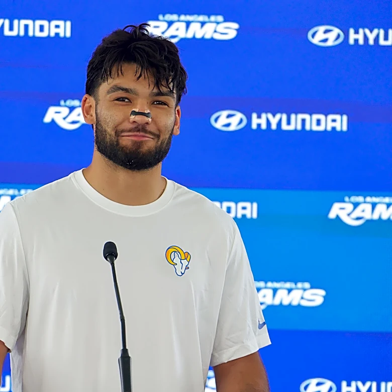 Puka Nacua leaves Rams practice early with unclear injury