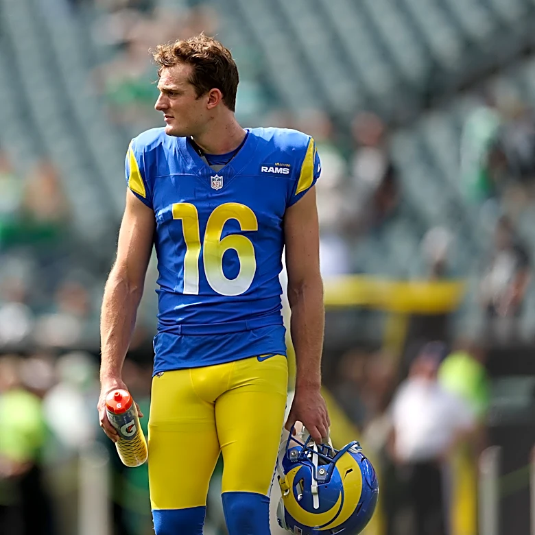 Former Rams kicker Joshua Karty works out for Titans