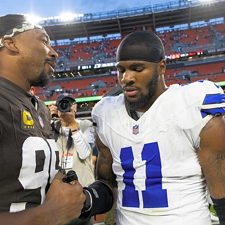 Myles Garrett and Micah Parsons debate who is NFL's best player