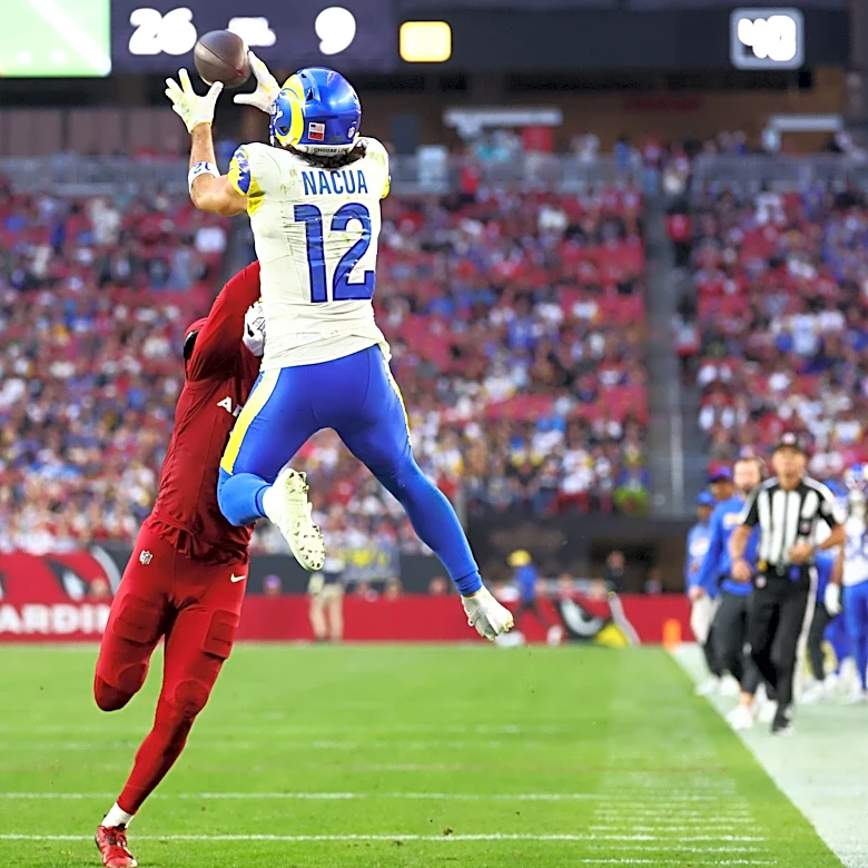 Puka Nacua makes huge jump into top 10 of NFL's 100 best players