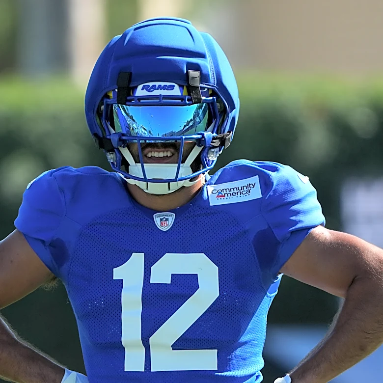 Puka Nacua returns to Rams practice, Myles Garrett still out