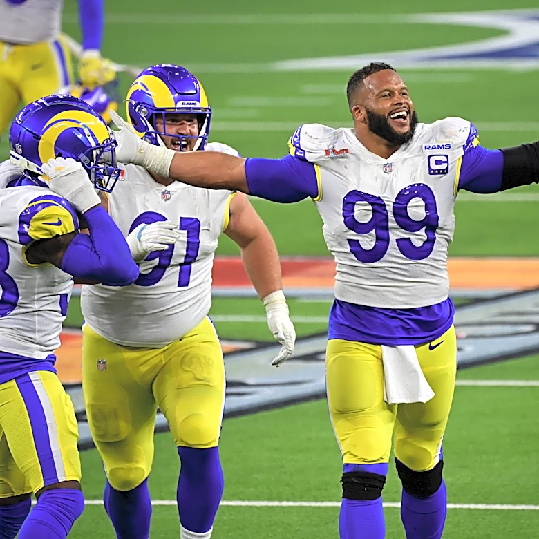 What year is Rams DT Aaron Donald now eligible for the Hall of Fame?