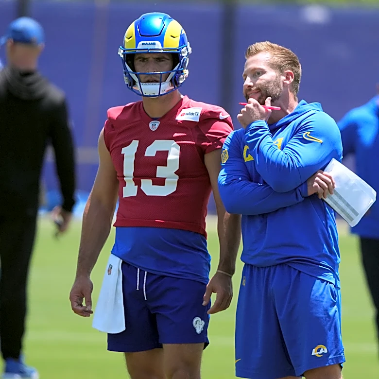 Sean McVay explains why Stetson Bennett, Ty Simpson are 2A and 2B at QB