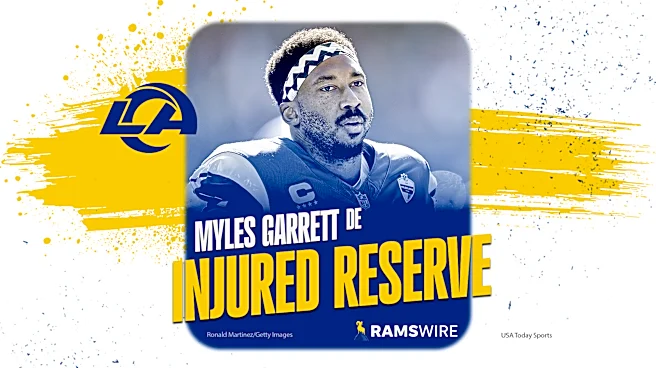 Rams star Myles Garrett undergoing knee surgery, out at least 4 weeks