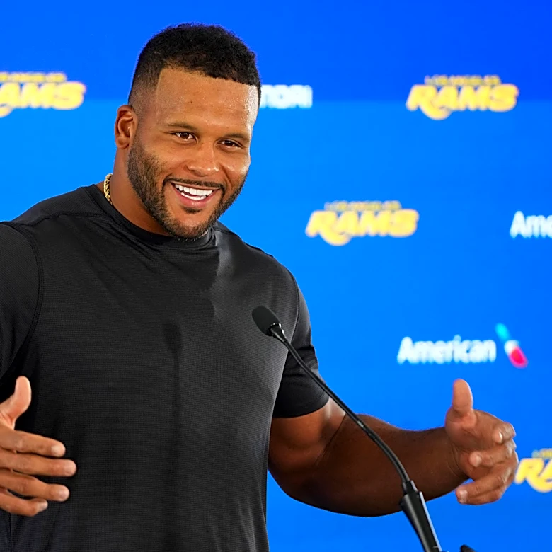 Aaron Donald feels like he never left the Rams