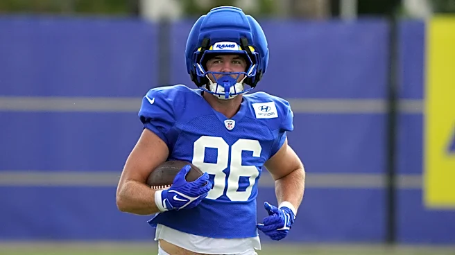 Max Klare is Rams' first rookie draft pick to be active this season