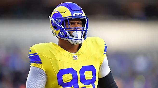 How did Aaron Donald play in his return to the Rams?