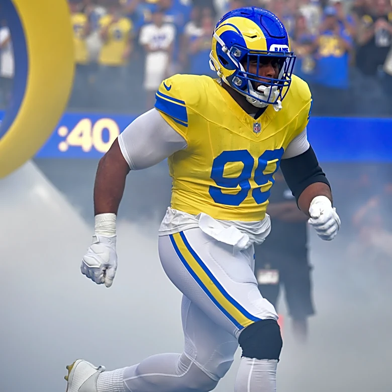 Watch: Brian Baldinger breaks down Aaron Donald's debut, Rams' win vs. Giants
