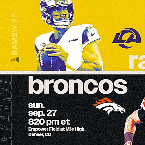 What channel is Rams vs. Broncos on tonight? Time, TV schedule to watch Week 3 game