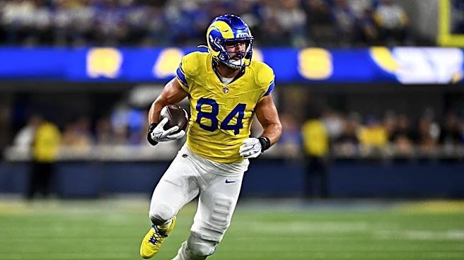 Rams' Colby Parkinson injures shoulder in 1st quarter vs. Broncos