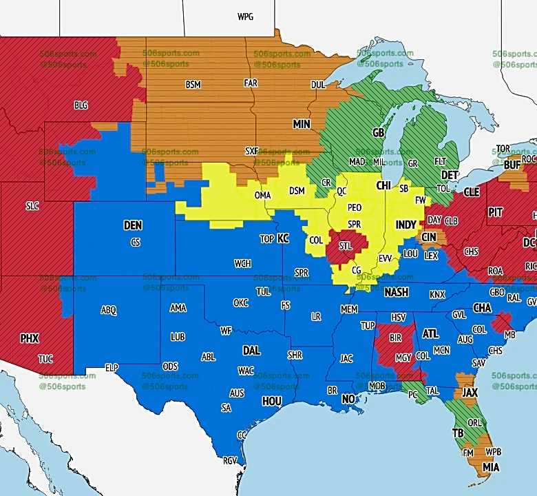 Will Rams-Eagles be on in my area? Week 4 broadcast map, TV channel