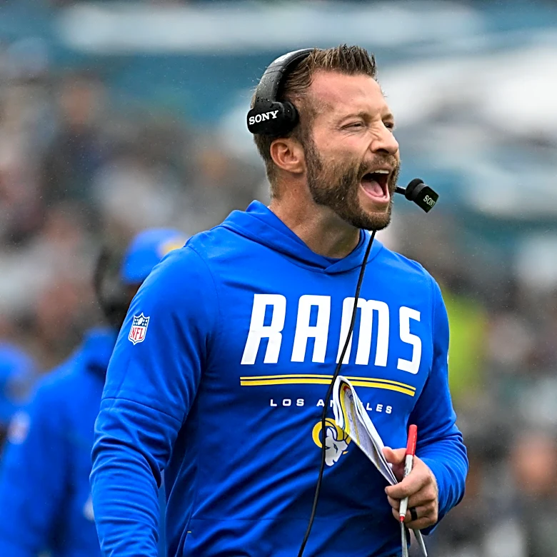 Watch: Sean McVay went crazy on the sideline after Rams sealed the win