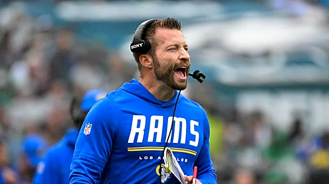 Watch: Sean McVay went crazy on the sideline after Rams sealed the win