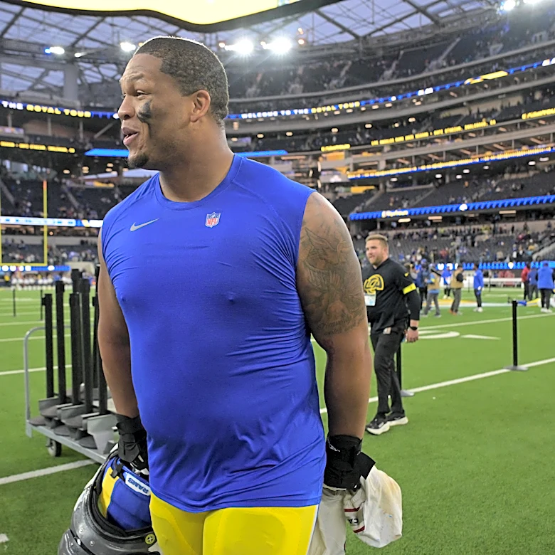 Watch: Alaric Jackson punched a Bills player after Rams' loss