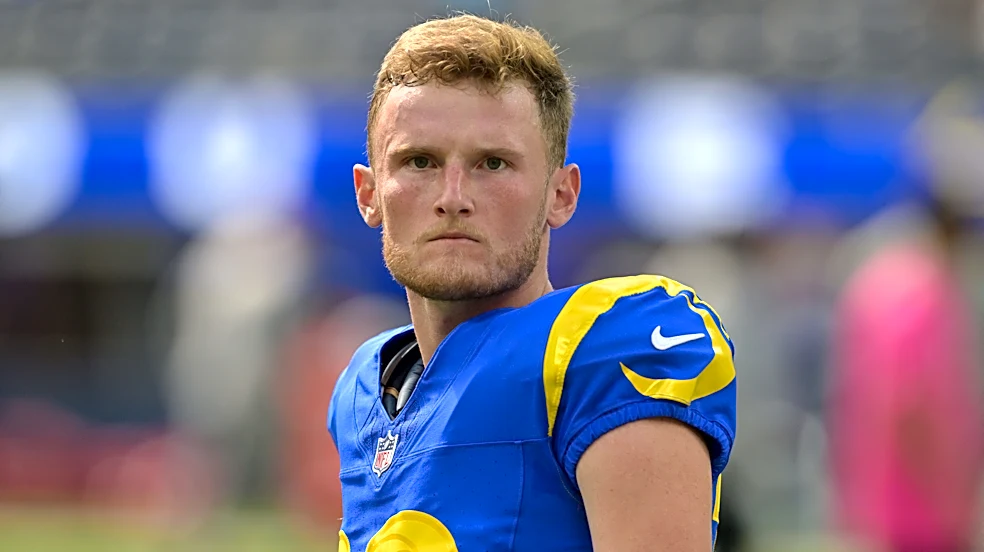 New Rams K Blake Grupe injured on tackle attempt in 1st quarter