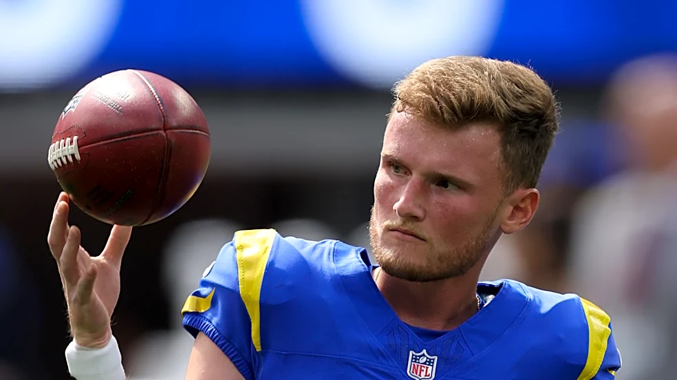 Blake Grupe placed on IR after getting hurt in 1st game with Rams