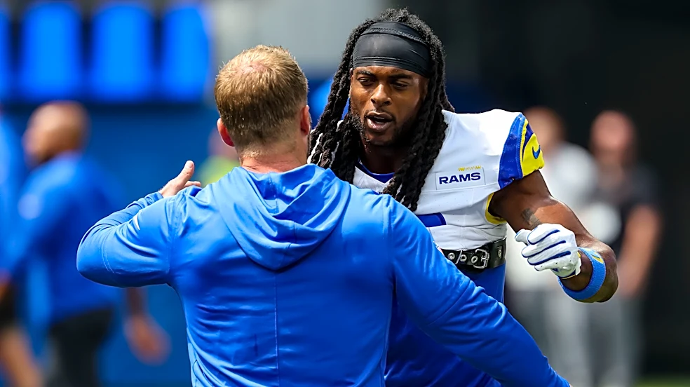 Rams haven’t talked about bringing in a WR with Davante Adams out