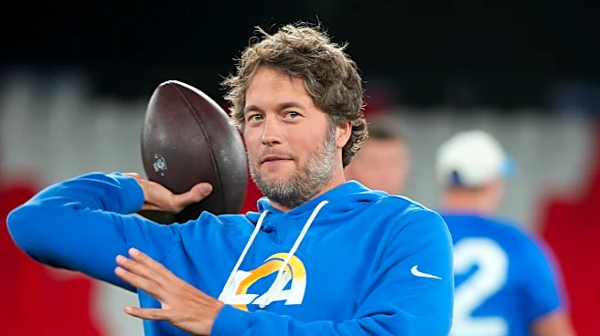 Matthew Stafford had a funny reaction to his new TD record