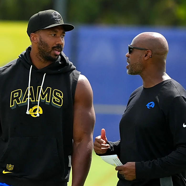 Rams still unsure if Myles Garrett, Terrance Ferguson will practice this week