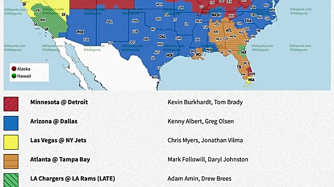 Will Rams-Chargers be on in my area? Week 8 broadcast map, TV channel