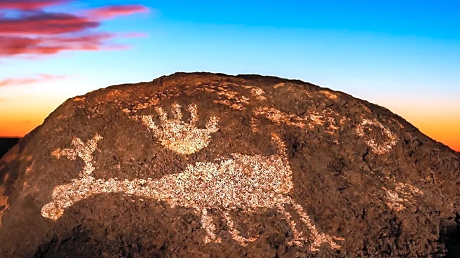 Ancient Hawaiian Petroglyphs Revealed by Seasonal Ocean Swells in Oahu