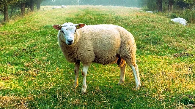 Housing Association Utilizes Sheep for Sustainable Lawn Maintenance at Social Housing Site