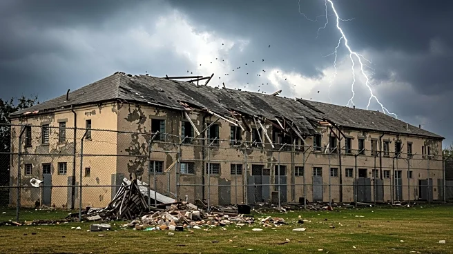 Nebraska Prison Roof Torn Off by Severe Winds, Inmates Relocated