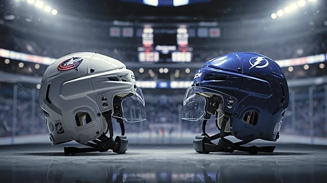 Columbus Blue Jackets and Tampa Bay Lightning Play Historic NHL Game