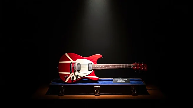 Eddie Van Halen's Iconic 1982 Guitar Set for Auction, Expected to Fetch Millions