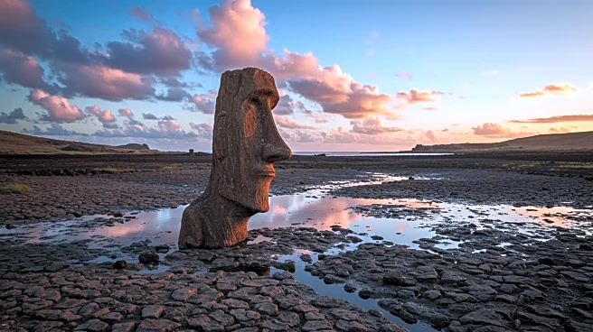 Lost Moai Statue Discovered in Drying Easter Island Lake