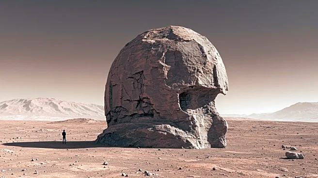 NASA's Perseverance Rover Captures Helmet-Like Rock Image on Mars