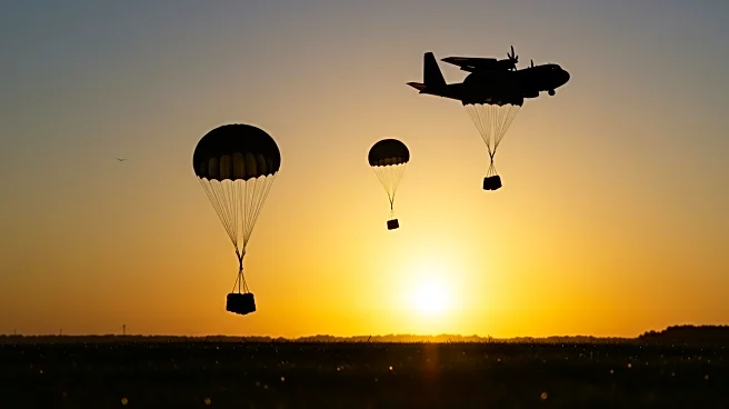 Jordanian Air Force Conducts Airdrop of Humanitarian Aid in Gaza Amid Criticism