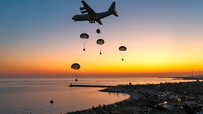 Jordanian Air Force Conducts Airdrop of Humanitarian Aid in Gaza Amid Blockade