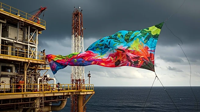 Greenpeace Activists Unfurl Anish Kapoor Artwork on Oil Rig in Environmental Protest
