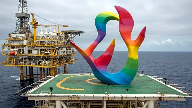 Greenpeace and Anish Kapoor Mount Protest Artwork on Shell Oil Rig Highlighting Climate Crisis