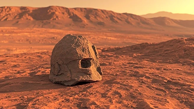 NASA's Perseverance Rover Captures Image of Helmet-Like Rock on Mars
