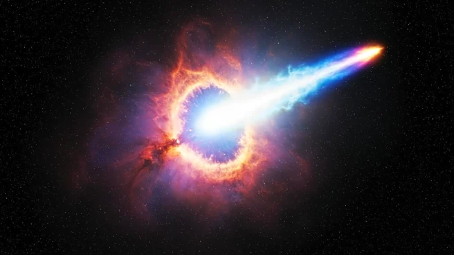 Astronomers Capture 'Eye of Sauron' Blazar Jet Aimed at Earth