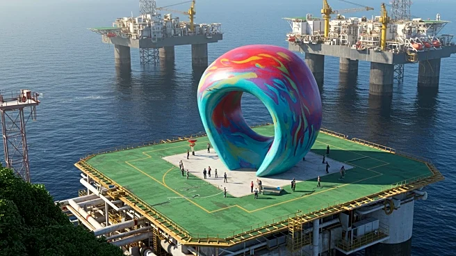 Greenpeace Activists Unfurl Anish Kapoor Work on Oil Rig, Criticism of Imperial War Museum