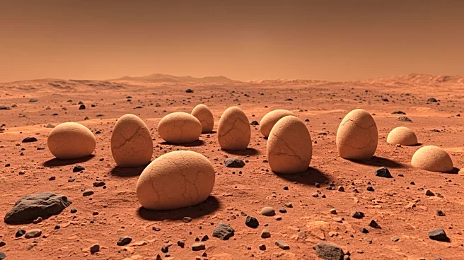 NASA's Curiosity Rover Uncovers 'Dinosaur Egg' Shaped Rocks on Mars, Sparking Ancient Life Speculation
