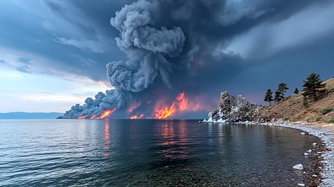 Fire and Smoke Persist Around Lake Baikal, Impacting Local Environment