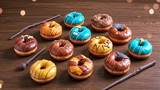 Krispy Kreme Launches Harry Potter-Themed Doughnuts with Hogwarts House Flavors