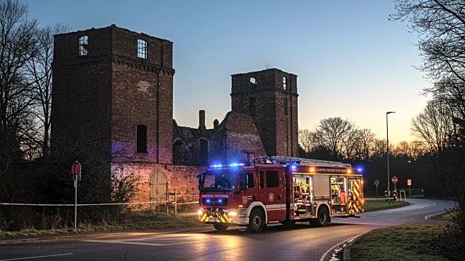 West Yorkshire Fire Crews Battle Blaze at Halifax Derelict Mill